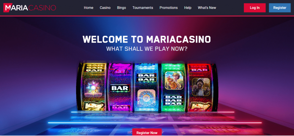 Web site do Marina Casino